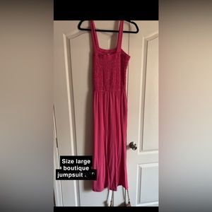 Boutique striped jumpsuit